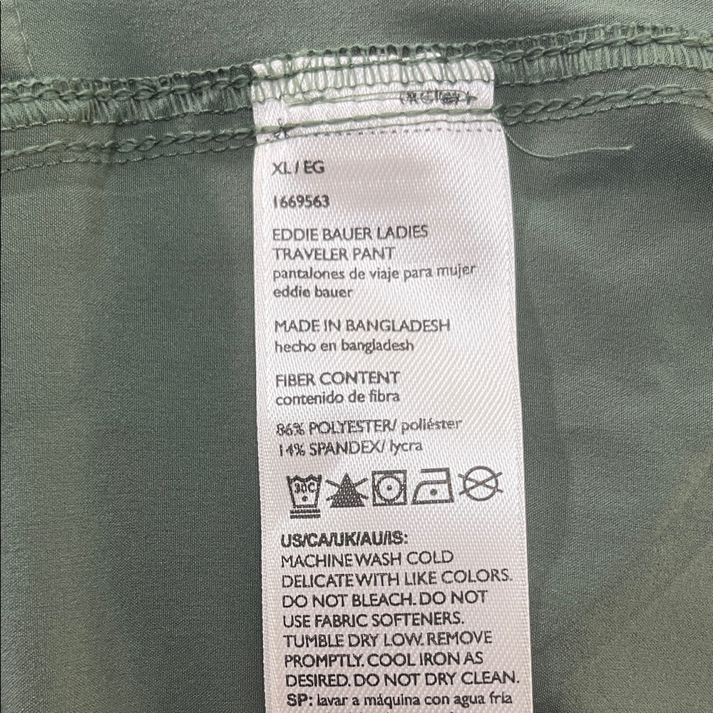 NWT Eddie Bauer Traveler Ankle Pants - Picture 10 of 10